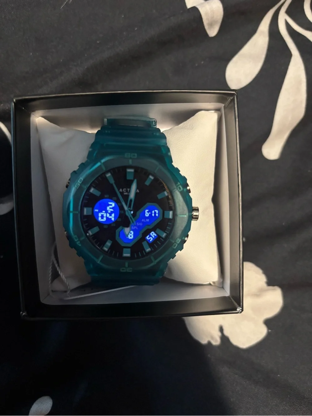 Activa X Invicta Digital Men's Watch - 48mm. Teal. Blue (ACW8120-004)